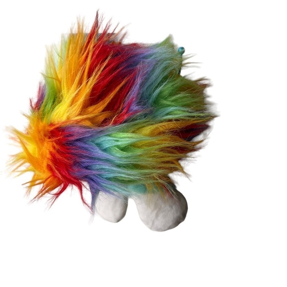 Jay At Play Rainbow Fluffies 12in Blue Puppy Dog Plush‎ Rainbow Inside 2019 - Picture 3 of 9